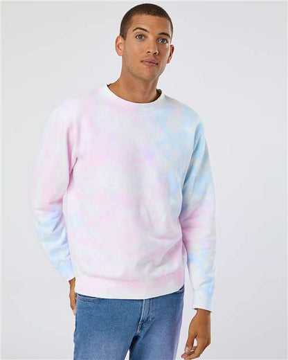 Unisex Midweight Tie-Dyed Crewneck Sweatshirt