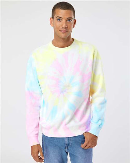 Unisex Midweight Tie-Dyed Crewneck Sweatshirt